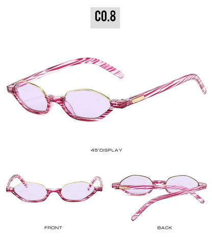 Half Frame Designer Small Sunglasses Women Cat Eye New Fashion Sun Shades UV400 Sun Glasses Brand