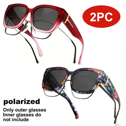 Oversized Over Glasses T01 Sunglasses for Women Men Square Fit Over Sun Glasses UV400