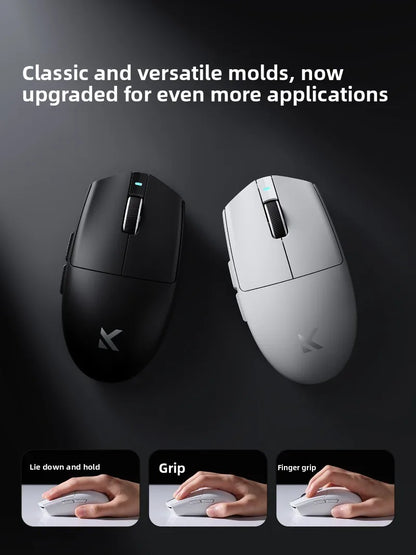 Mouse wireless MCHOSE G3 V2 PRO Bluetooth Tri Mode, ergonomic, ușor, pentru laptop, birou, gaming și accesorii pentru computer