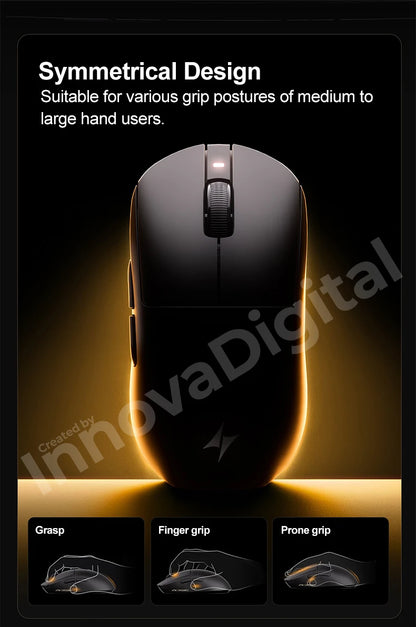 ATK Dragonfly A9 Ultimate belaidė žaidimų pelė A9 Air PAW3950, itin lengva ergonomiška e. sporto FPS žaidėjų pelė CSGO A9 Ultra