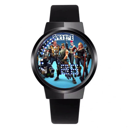 Ρολόι Fortnite Cute Fashion Cartoon Personalized Kawaii με φως νυκτός LED αφής, ηλεκτρονικό μαθητικό ρολόι, δώρο για φίλους