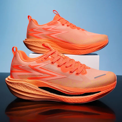 Pánské běžecké boty Marathon s karbonovou deskou, speciální sportovní, prodyšné a lehké dámské pohodlné atletické tenisky Chunta