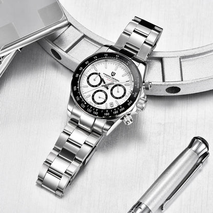 2026 New PAGANI DESIGN Brand Luxury Quartz Watch Sapphire Waterproof Luminous Men watch Japan VK63 Movt All Steel Chronograph