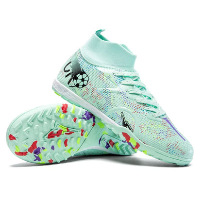 Men Soccer Shoes Breathable Football Boots Futsal Ultralight Professional Training Sneakers Unisex Grass Cleats Match Sport