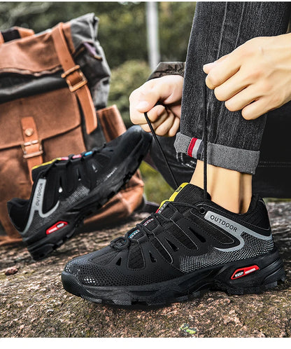 New Outdoor Men's Shoes Men's Anti Slip mountaineering Shoes Travel Hiking Adventure Footwear Fashionable Casual Sneaker