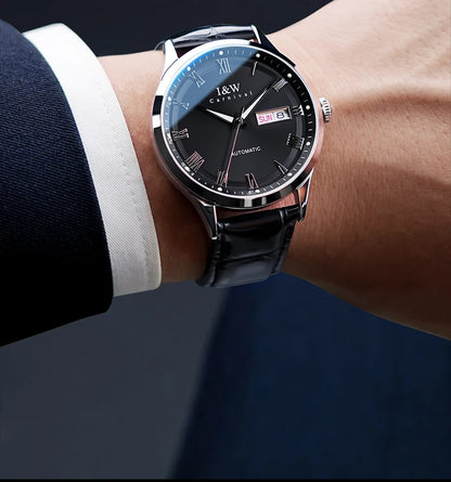 Carnival Brand High-end Series I&W Mechanical Watches Luxury Sapphire MIYOTA Movement Automatic Watches HD Luminous Reloj Hombre