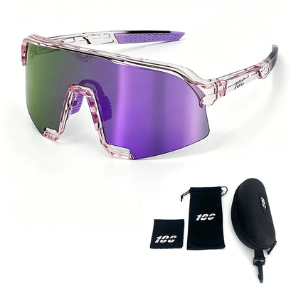 Bicycle Photochromic Sunglasses UV400 HD Lens MTB Cycling Goggles For Men Outdoor Sports Windproof Women Road Bike Glasses
