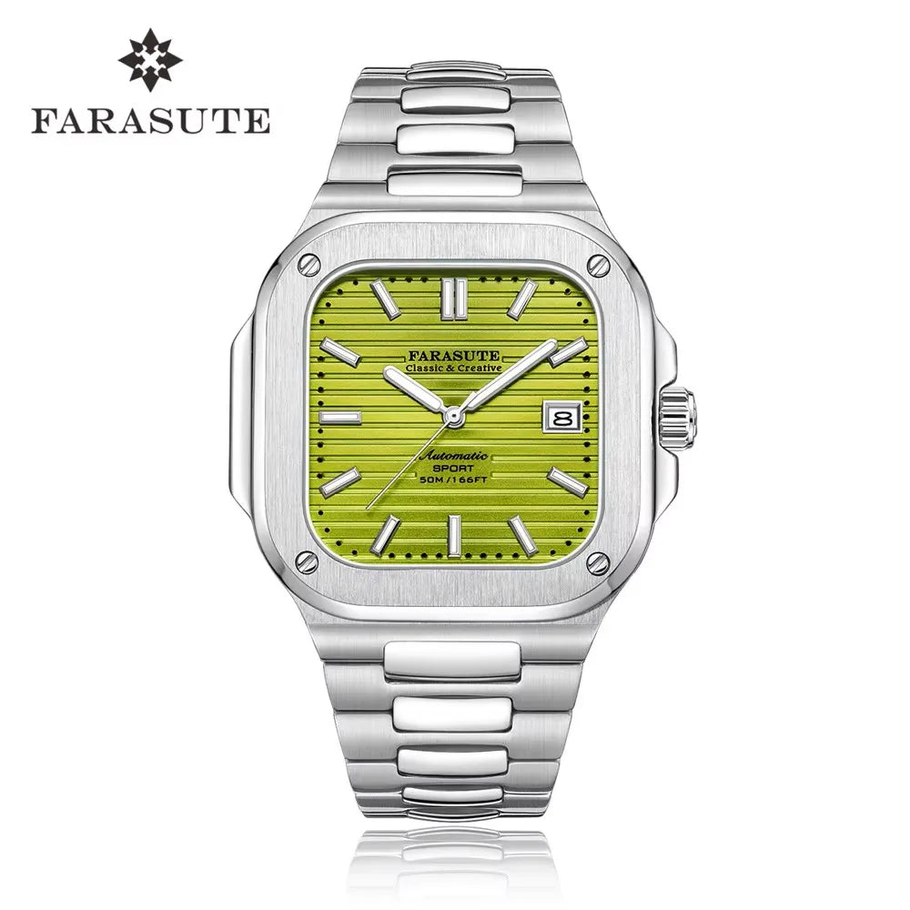 FARASUTE Automatic Mechanical Luxury Men's Watch Miyota9019 Movement Ultrathin 8.9mm Luminous 5ATM Waterproof Wristwatches Male