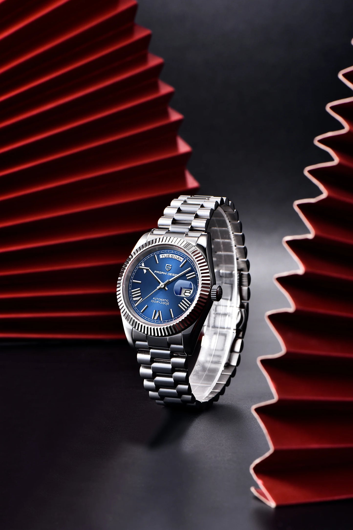 PAGANI DESIGN 2024 New DD40 NH36A Men's Watches Luxury Automatic Mechanical Watch For Men AR Sapphire Glass Date Wristwatch Men