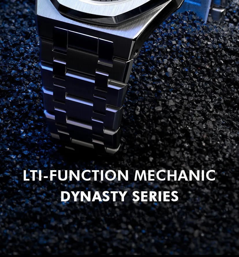 CARNIVAL Mens Mechanical Watch Brand Luxury Sapphire NH36 Movement Automatic Wrist Watches 50m Waterproof for Men Reloj Hombre