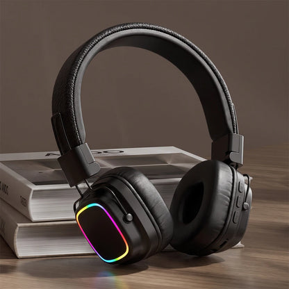 Choice BT1636 Casque sans fil rétro classique pliable, écouteurs circumauraux, casque stéréo HiFi, autonomie de 40 heures, prise en charge de la carte TF et du port AUX