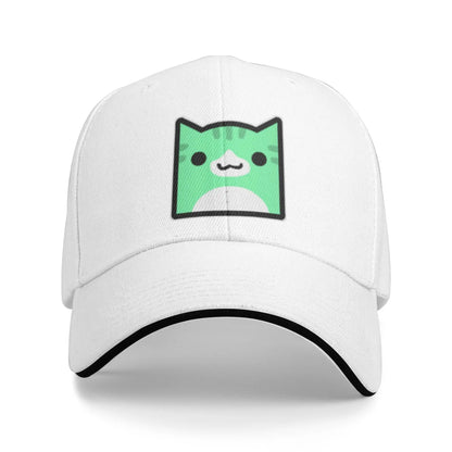 Geometry Game Dash Baseballkasket Casual Ublokeret Niveau Sandwich-hat til mænd og kvinder Åndbart hovedbeklædning til aktiviteter