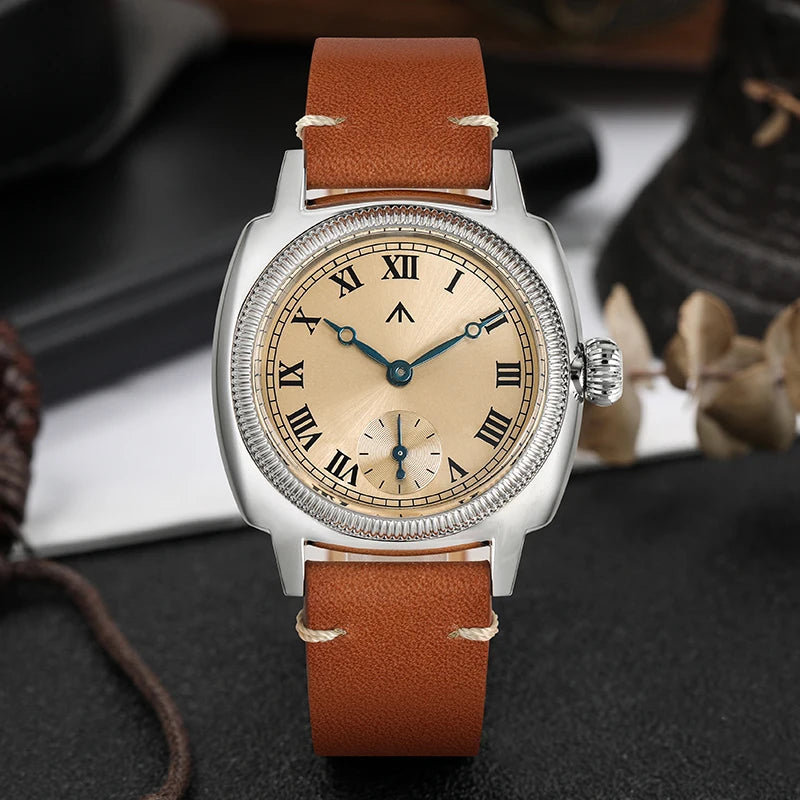 Militado ML03 Tribute 1926 VD78 Quartz Movement Watch Sapphire Crystal Stainless Steel Case Roman Dial 100M Waterproof Watches