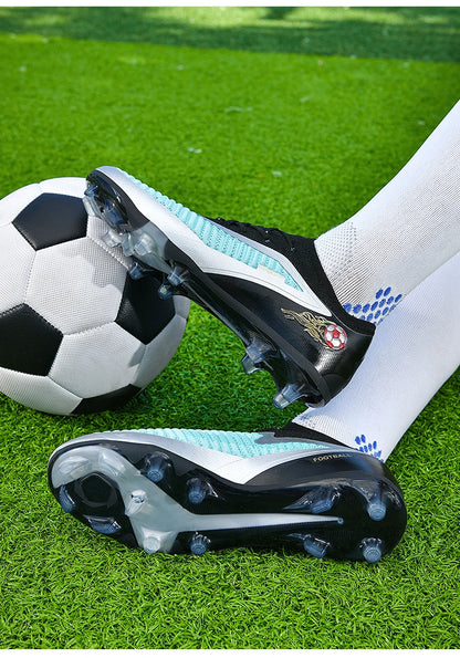 Pánske futbalové kopačky, športová futbalová obuv, outdoorové kopačky, dospelí, protišmykové, chlapčenské, s dlhými hrotmi, tréningové, priedušné, na zápas, pohodlné