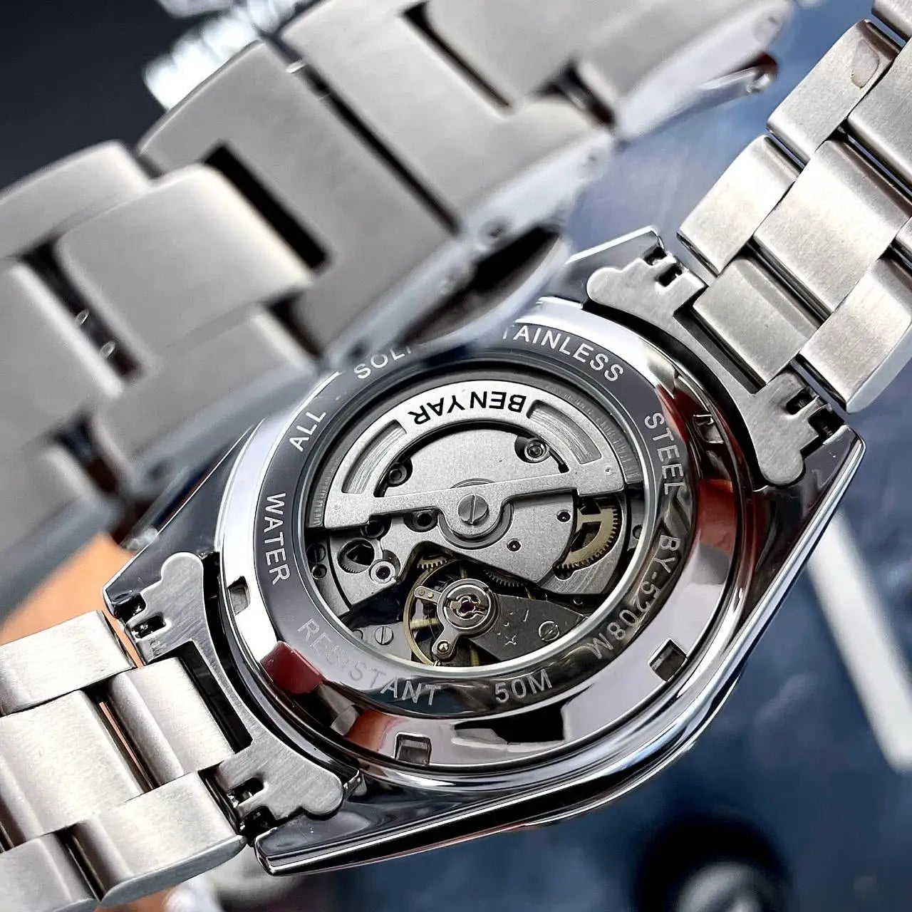 BENYAR Top Sand Series 40mm Hot Selling Mechanical Watch 316L Stainless Steel Simple 5 Bar Waterproof Automatic Men's Watch
