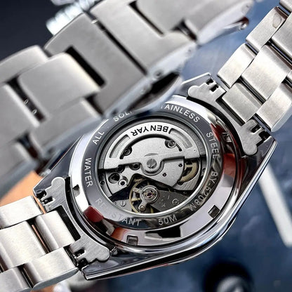 BENYAR Top Sand Series 40mm Hot Selling Mechanical Watch 316L Stainless Steel Simple 5 Bar Waterproof Automatic Men's Watch