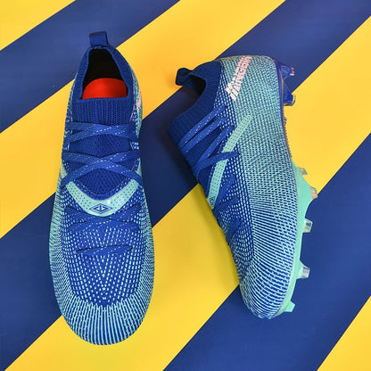 Chaussures de football en mesh respirant pour hommes, crampons de football professionnels, chaussures de football pour jeunes, antidérapantes, baskets pour hommes, Society Chuteira