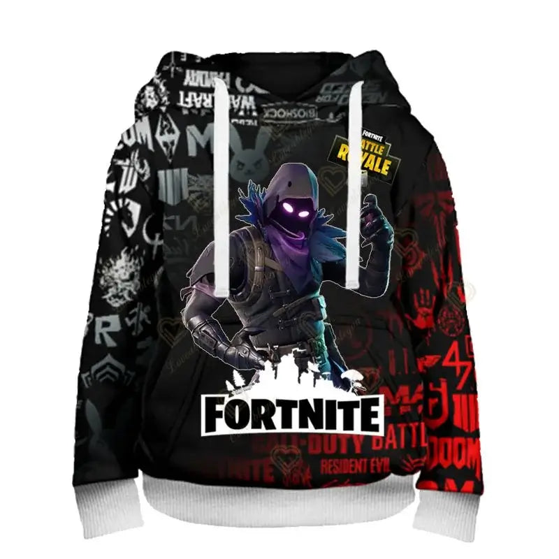 Fortnite Peely Print New Design Sweatshirts Hoodies Men Women Children Long Sleeve Fashion Casual Hooded Streetwear Pullovers