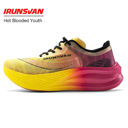 IRUNSVAN Carbon Plate Marathon Running Shoes, Professional Stable Support, Shock Absorption, Ultra-Light Rebound Sports Shoes