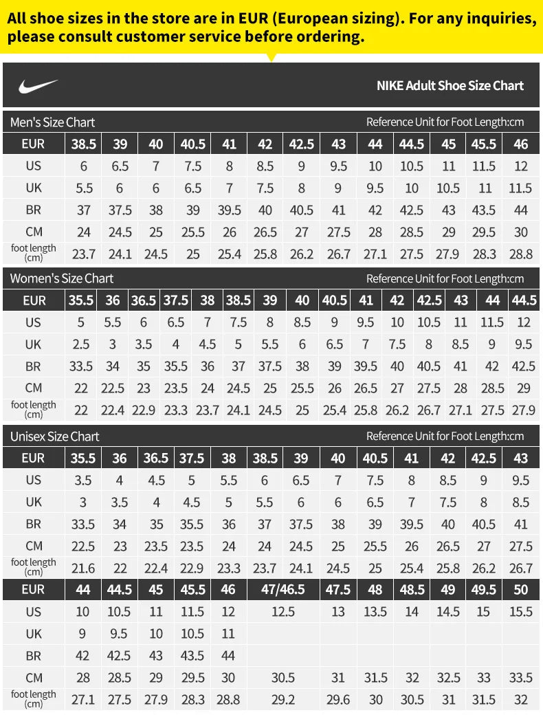 Nike genuine new women's comfortable thick soled sports and leisure board shoes HF0740-111