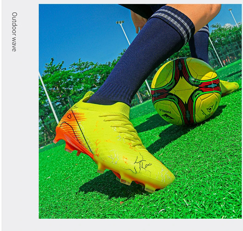 New Men’s Soccer Shoes Top Quality Wholesale Cleats Football Boots Training Non-Slip Sneakers FG Drop Shipping Unisex Adult