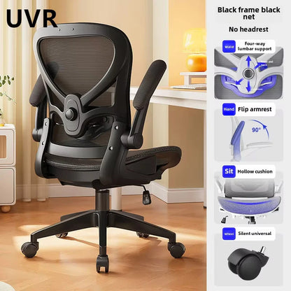 UVR Ergonomic Office Chair Breathable Mesh Computer Chair with Adjustable Height, Comfortable Gaming Chair, Swivel Executive Desk Chair with Armrests