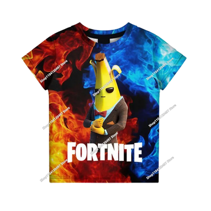 2025 3D New Children's Anime Fortnite Printed Sweater Series Pullover Generation Tide Brand Hoodie Gift