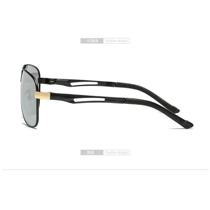 Top Aluminum Magnesium Square Polarized  Photochromic Sunglasses Men Sun Glasses Military Safety Driving Oculos De Sol Masculino