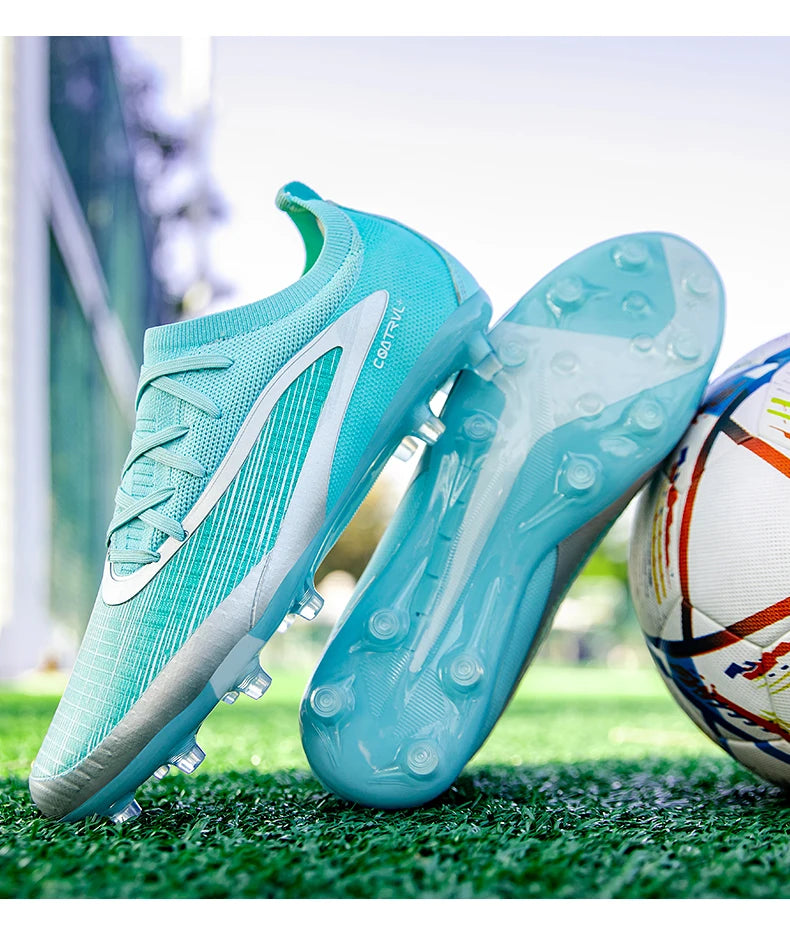 Chuteiras de Futebol para Homem Novas, com Pitons para Exterior, Respiráveis, Antiderrapantes, para Adulto, Desporto, Pitons Longos, Treino, Rapaz, Jogo, Confortáveis