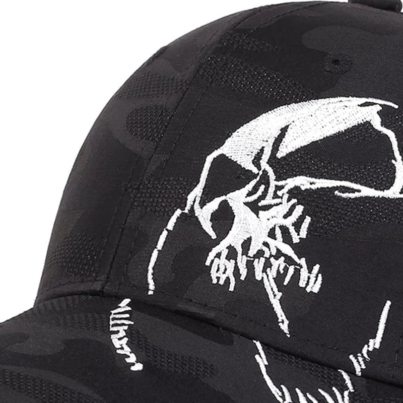 Unisex, áttört, hímzett baseball sapka, szabadtéri, állítható, tavaszi és őszi, alkalmi, napvédő sapka
