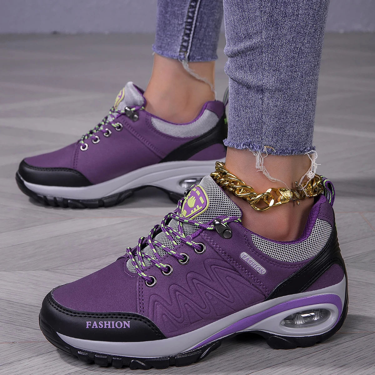 Damen-Wanderschuhe 2025 Frühling und Herbst – neue rutschfeste Cross-Country-Lauf- und Wandersportschuhe