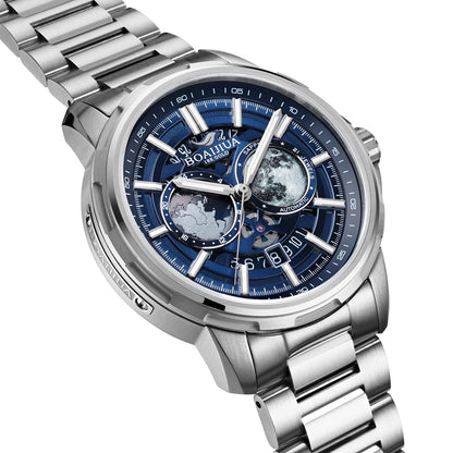 BORIAGE (BOAIJIUA) Automatic Mechanical Watch Creative Starry Sky Watch Water Resistant Mechanical Watches Birthday Gift for Men