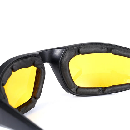 C5 Polarized Tactical Goggles Photochromic Cycling Glasses UV400 Airsoft Safety Goggles Outdoor Sports Eyewear Sunglasses