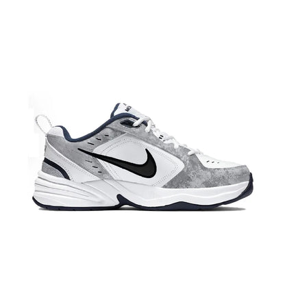 Specialfremstillede sneakers Nike Air Monarch 4 "Misty Night Blue Star" klassiske retro-løbesko til mænd