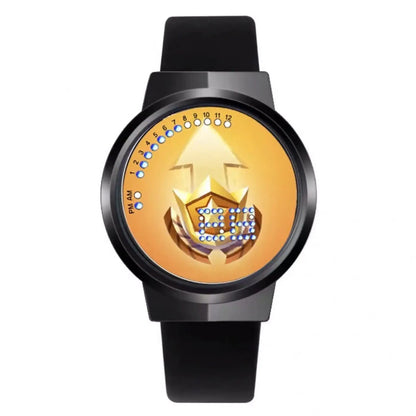 Ρολόι Fortnite Cute Fashion Cartoon Personalized Kawaii με φως νυκτός LED αφής, ηλεκτρονικό μαθητικό ρολόι, δώρο για φίλους