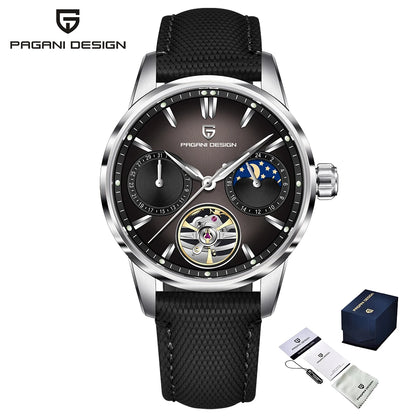 Pagani Design 2025 New 41MM Luxury Automatic Mechanical Men's Watch Stainless Steel 100m Waterproof Pilot Watch reloj hombre