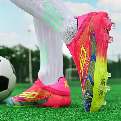 Pánska outdoorová futbalová obuv, profesionálna futbalová obuv, kopačky na futbalové ihrisko TF/FG, pohodlné protisklzové tréningové tenisky, veľkosti 35–45