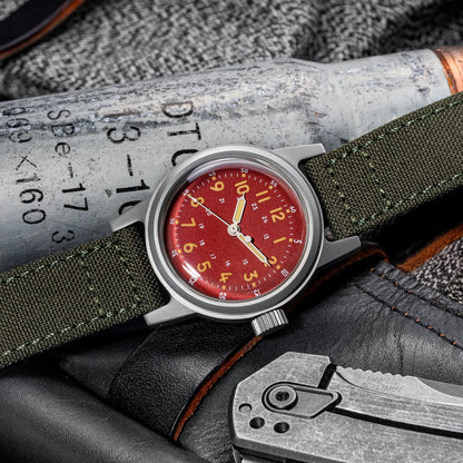 THORN Retro Military Watch 36mm Made of NH35A Movement SHY-043 Sport Watch Unisex Men's and Women's Luxury