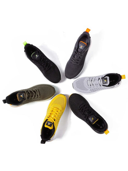Baasploa – baskets de course pour hommes, grande taille 41-48, nouvelles chaussures de sport en maille respirante, chaussures classiques décontractées, antidérapantes, confortables pour l'extérieur