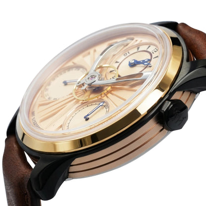Shanghai Watch Central Flywheel Men's Watches 42.5mm Automatic Watches Fashion 316L Stainless Steel Mechanical Wristwatch 877