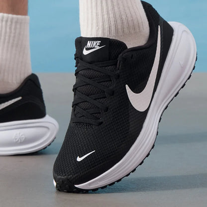 Nike Men's Revolution 8 Mesh Breathable Black White Running Shoes HJ9198-003