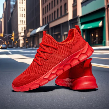 Heren sneakers van mesh, lichtgewicht damesschoenen, casual platte schoenen, hardloopsportschoenen voor heren, zachte ademende tennissneakers voor mannen