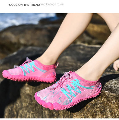 Children Swimming Water Shoes Quick Dry Beach Aqua Shoe Boy Girl Barefoot Sports Wading Sneakers Kids Diving Fishing Surf Sandal
