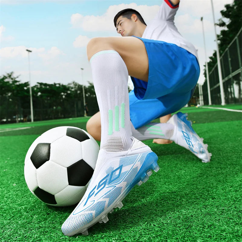Pánska outdoorová futbalová obuv, profesionálna futbalová obuv, kopačky na futbalové ihrisko TF/FG, pohodlné protisklzové tréningové tenisky, veľkosti 35–45
