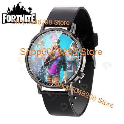 Fortnite Wristwatch for Men Women Watch Battle Game Print 2025 New Watches Quartz Wristwatch Female Children's Birthday Gifts