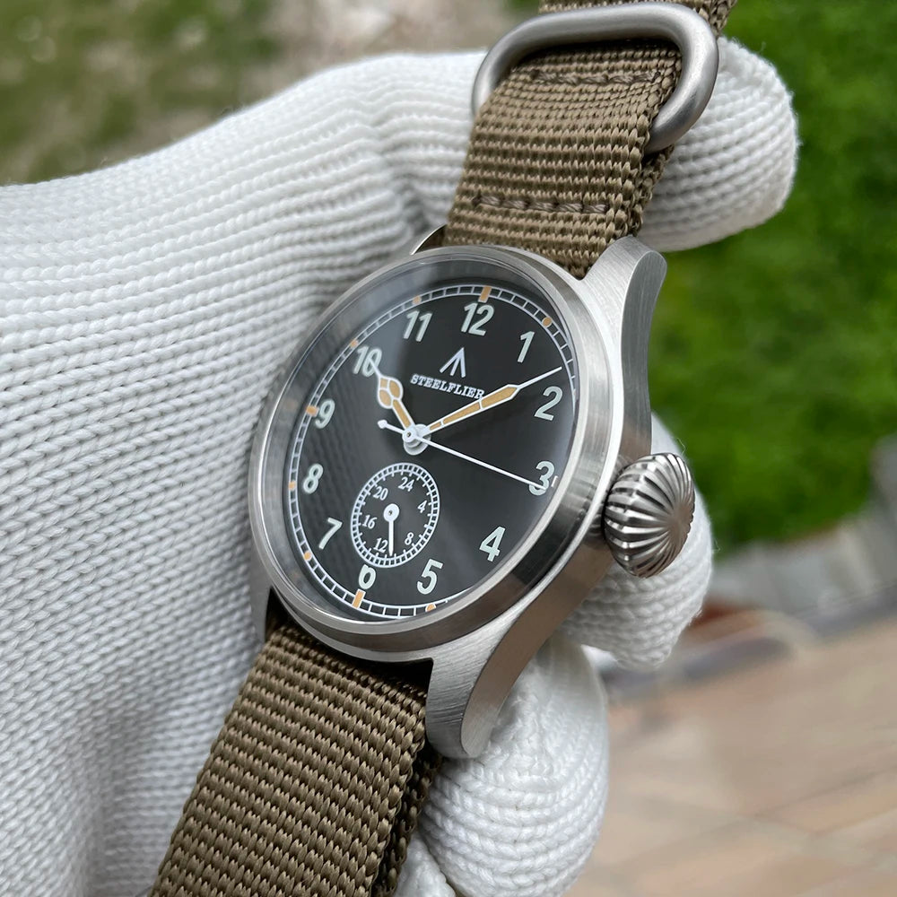 STEELFLIER Official SF746 Luxury Quartz Wristwatch Swiss Luminous VH60 Mute Movement 20Bar Waterproof Multi-time Zone Watches