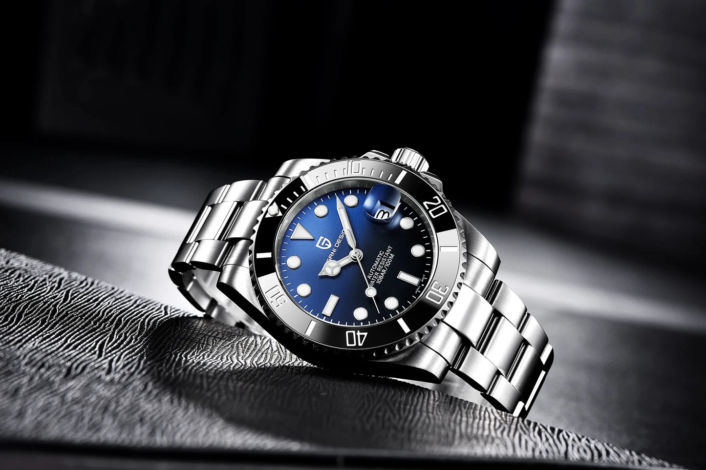 PAGANI DESIGN Fashion Men's Sports Automatic Mechanical Watch NH35 Stainless Steel Sapphire waterproof watch reloj hombre PD1661
