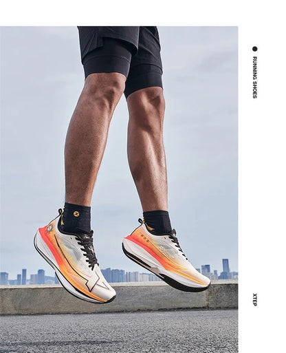 Xtep One Piece Model 2.0 Running Shoes For Men  Autumn Comfortable Stability Cushion Rebound Male Sneakers 876319110073