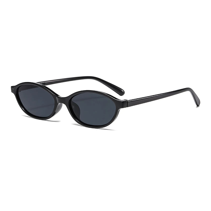 1/4pcs New Casual Elliptical Sunglasses Female Multi Color Frame Glasses Fashion Small Frame Design UV400 Sun Glasses Unisex