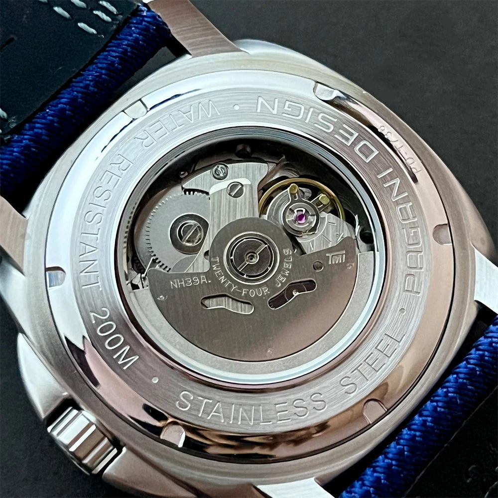 PD1736 PAGANI DESIGN 2025 Men Automatic Mechanical Watches Casual Fashion Sapphire Stainless Steel Diving TMI NH39 Men's Watch